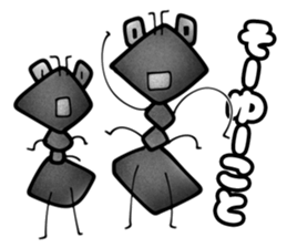 3 Ants Sticker sticker #4371122