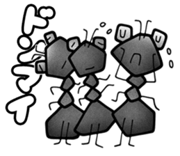 3 Ants Sticker sticker #4371140