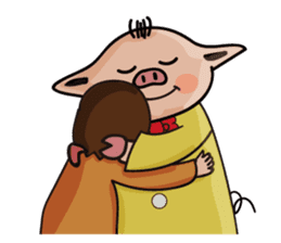 uncle pig sticker #4371791