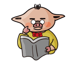 uncle pig sticker #4371798