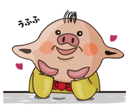 uncle pig sticker #4371816