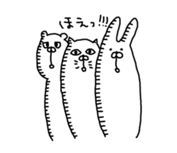 Three animals Sticker 1 sticker #4372111