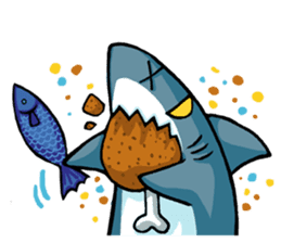 Good shark, Bad shark, Ordinary shark! sticker #4372520