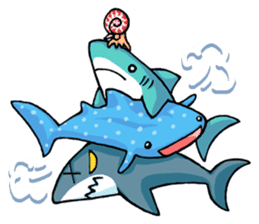 Good shark, Bad shark, Ordinary shark! sticker #4372524