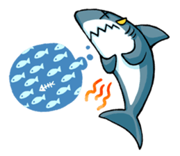 Good shark, Bad shark, Ordinary shark! sticker #4372532