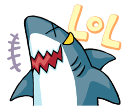 Good shark, Bad shark, Ordinary shark! sticker #4372533