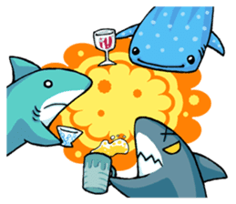 Good shark, Bad shark, Ordinary shark! sticker #4372534