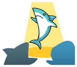 Good shark, Bad shark, Ordinary shark! sticker #4372536