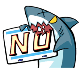 Good shark, Bad shark, Ordinary shark! sticker #4372539