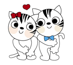 neko and nekokichi sticker #4373736