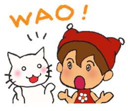 Chappy&Kissa2 happy reaction sticker #4374447