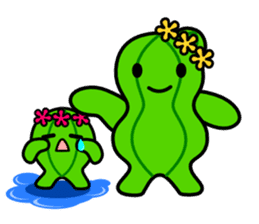 david family of the cactus sticker #4374905