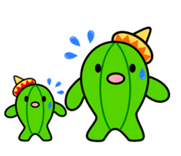 david family of the cactus sticker #4374906