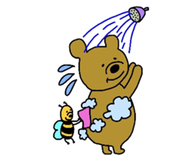 kumakuma and hacchi sticker #4374990