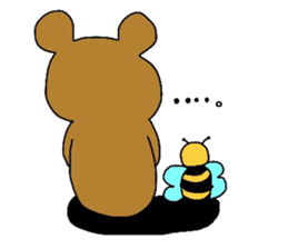 kumakuma and hacchi sticker #4374993