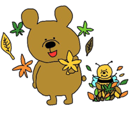 kumakuma and hacchi sticker #4375004