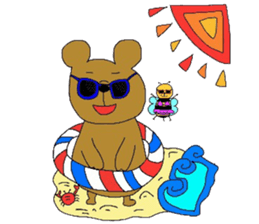 kumakuma and hacchi sticker #4375005