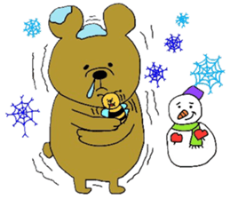 kumakuma and hacchi sticker #4375006