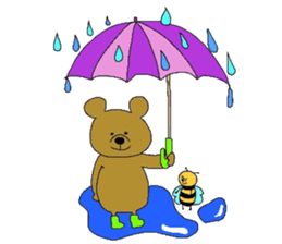 kumakuma and hacchi sticker #4375007