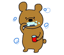 kumakuma and hacchi sticker #4375011