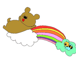 kumakuma and hacchi sticker #4375017