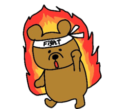 kumakuma and hacchi sticker #4375021