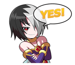 The Legend of Dark Witch sticker #4375344