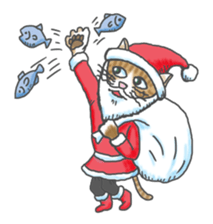 The cat which goes on a trip sticker #4375532