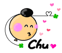 Balloon wearing a clover of antenna sticker #4376003