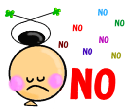 Balloon wearing a clover of antenna sticker #4376009