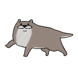 nojako's otter sticker #4376105