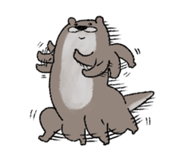 nojako's otter sticker #4376106