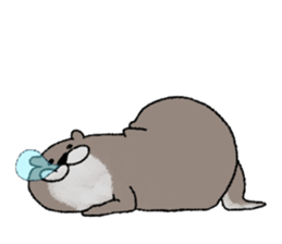 nojako's otter sticker #4376109
