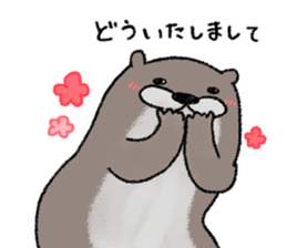 nojako's otter sticker #4376115