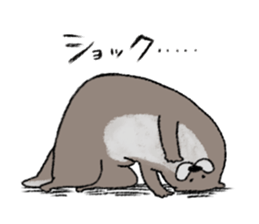 nojako's otter sticker #4376119