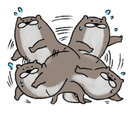 nojako's otter sticker #4376130