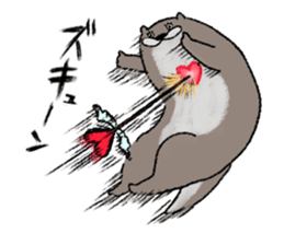 nojako's otter sticker #4376132
