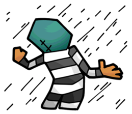 Masked Prisoner Sticker sticker #4376216