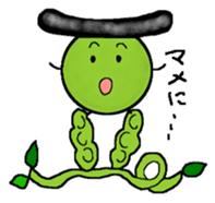 greegent pea MAMEZOU sticker #4376788