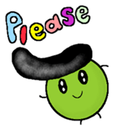 greegent pea MAMEZOU sticker #4376790