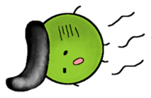 greegent pea MAMEZOU sticker #4376795
