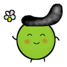 greegent pea MAMEZOU sticker #4376797