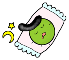 greegent pea MAMEZOU sticker #4376800