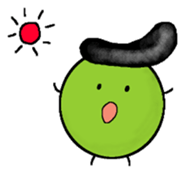 greegent pea MAMEZOU sticker #4376801