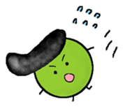 greegent pea MAMEZOU sticker #4376805