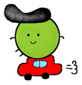 greegent pea MAMEZOU sticker #4376809
