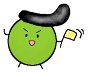 greegent pea MAMEZOU sticker #4376811