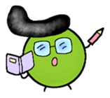 greegent pea MAMEZOU sticker #4376812