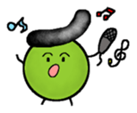 greegent pea MAMEZOU sticker #4376819
