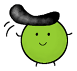 greegent pea MAMEZOU sticker #4376820